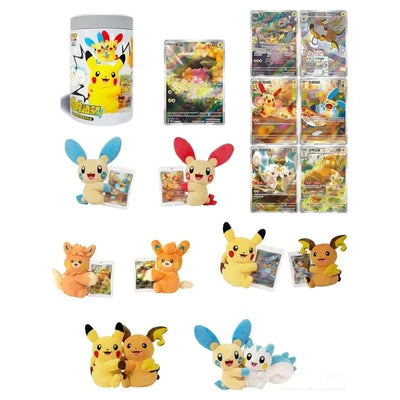 Pokemon TCG - Nuzzle Cheeks Plush Toy Card Display Gift Box - PokePals UK
