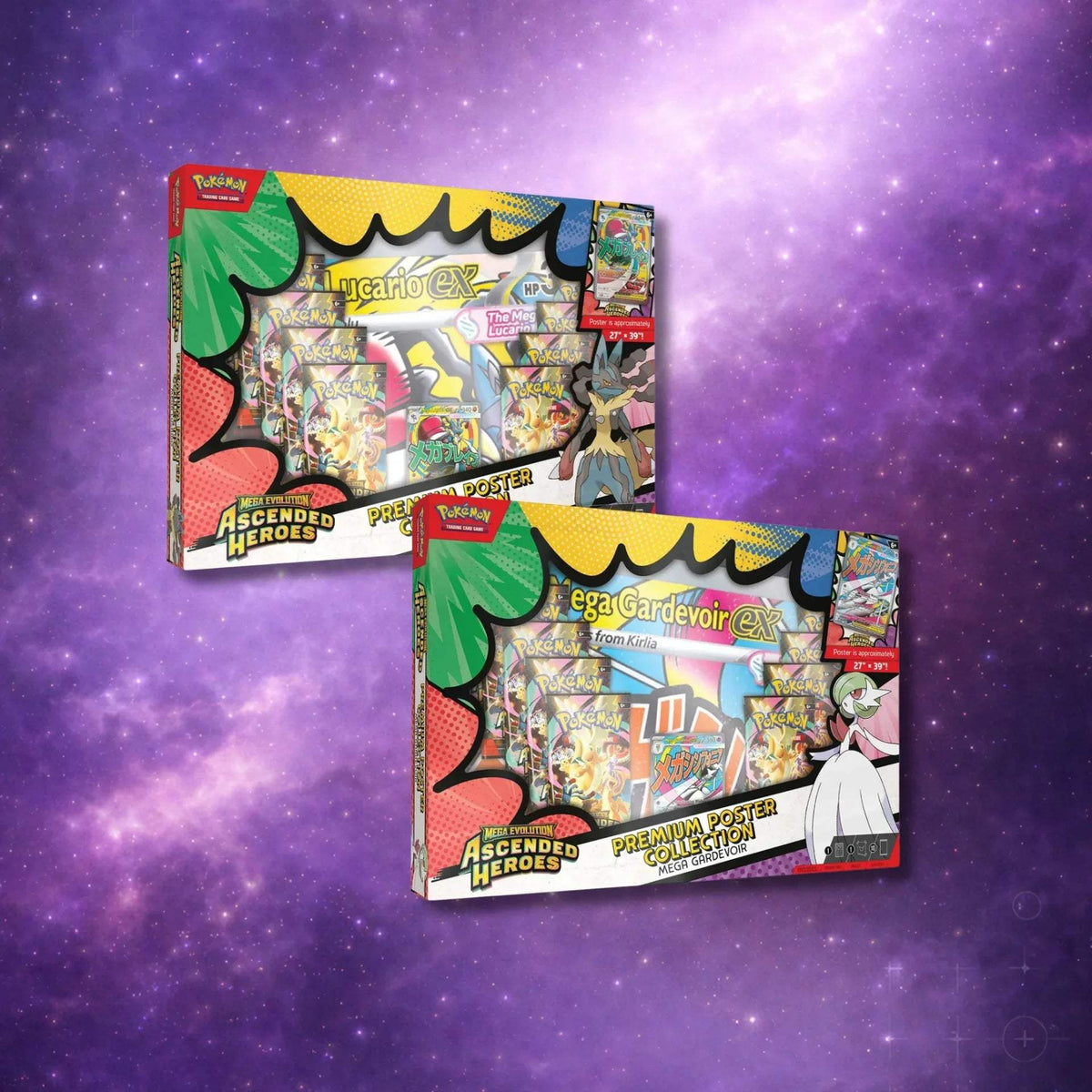 Pokémon TCG - Mega Evolution Ascended Heroes – Premium Poster Collection - PokePals UK