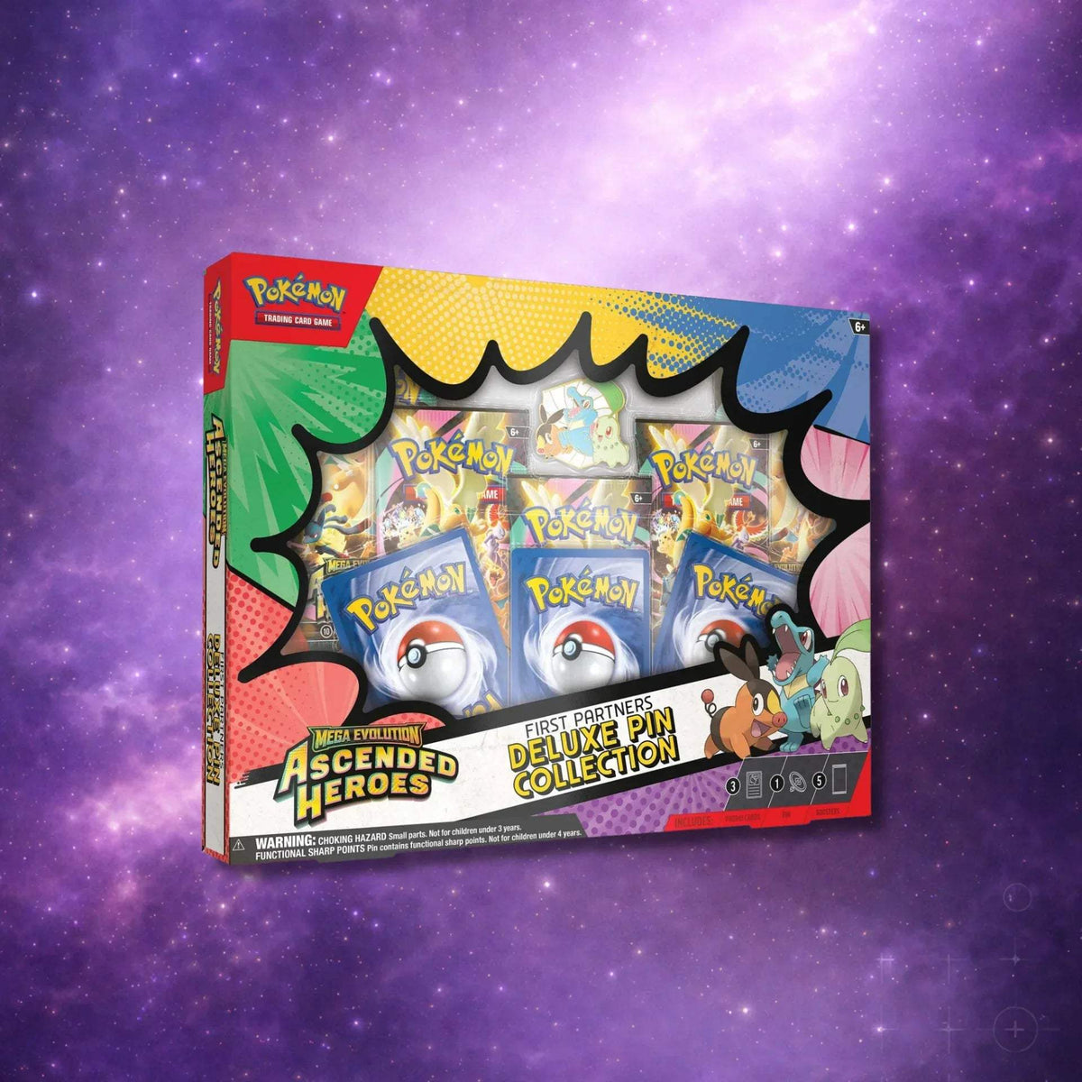 Pokémon TCG: Mega Evolution Ascended Heroes - First Partners Deluxe Pin Collection - PokePals UK