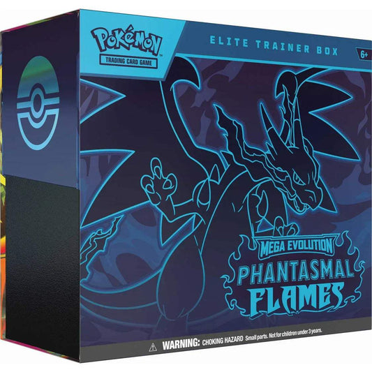 Pokémon TCG: Mega Evolution Phantasmal Flames - Elite Trainer Box - PokePals UK