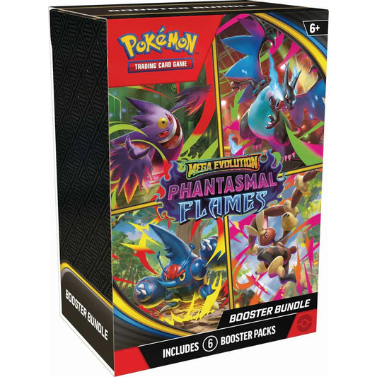 Pokémon TCG: Mega Evolution Phantasmal Flames - Booster Bundle - PokePals UK