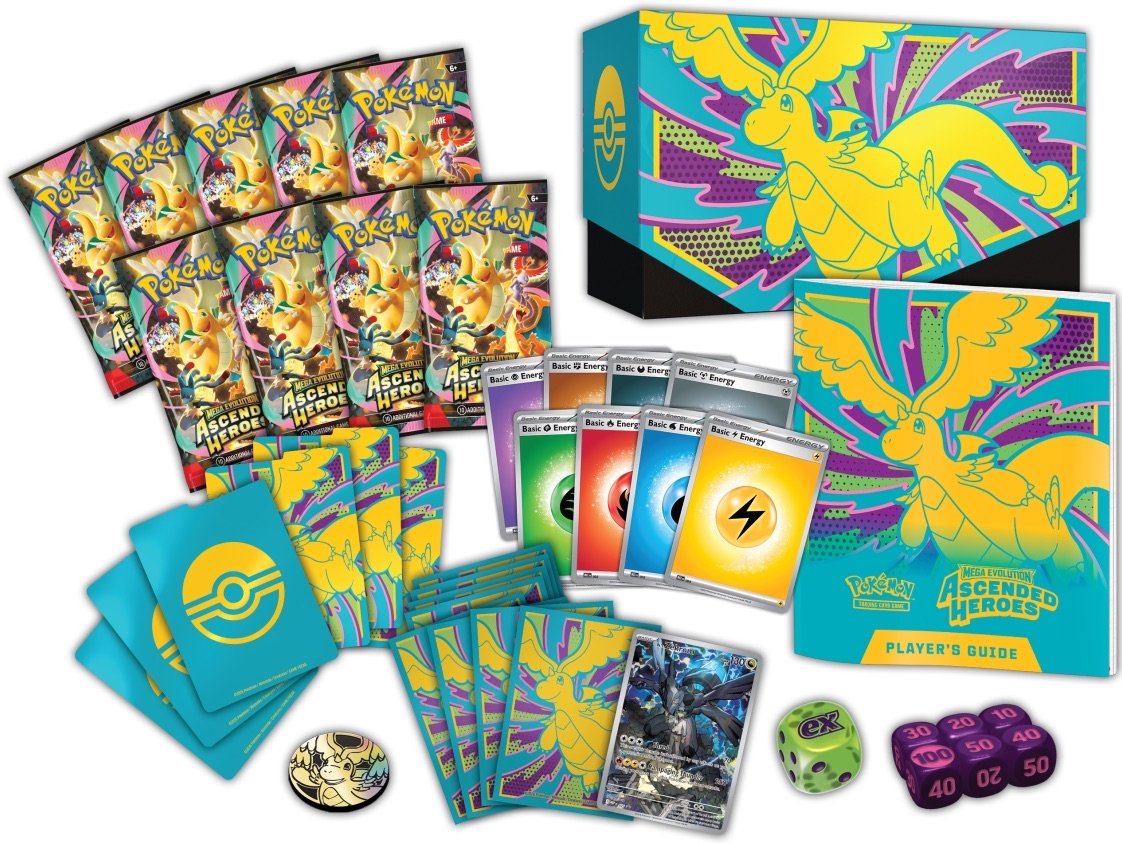 Pokemon TCG: Mega Evolution Ascended Heroes - Elite Trainer Box