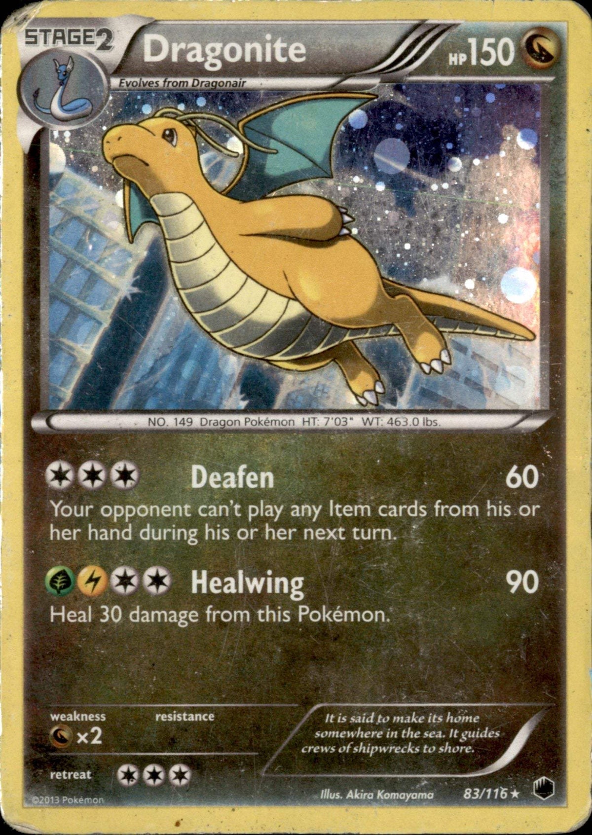 Dragonite - 83/116 (Cosmos Holo)