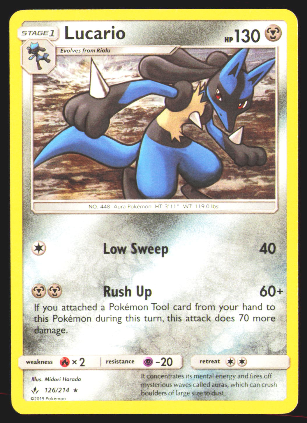 Lucario - 126/214 (SM Unbroken Bonds)