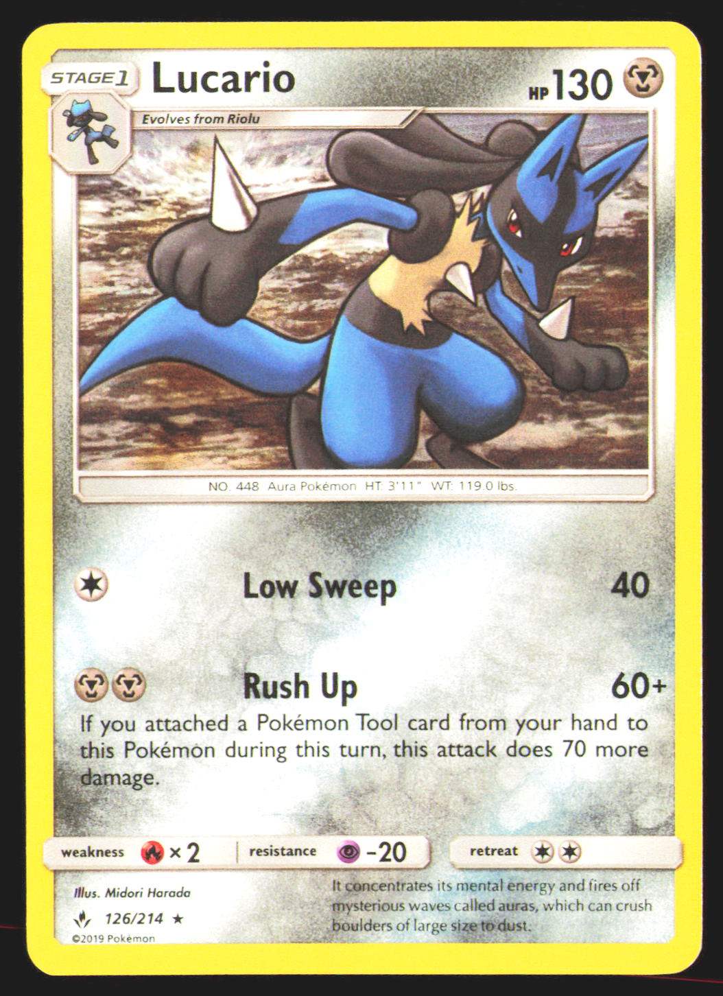 Lucario - 126/214 (SM Unbroken Bonds)