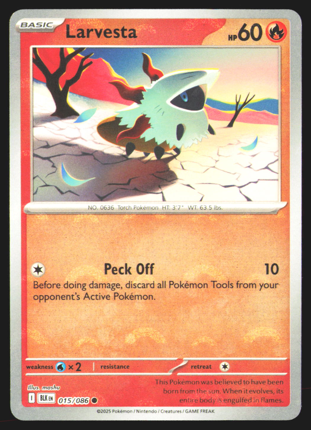 Larvesta (Poke Ball Pattern)