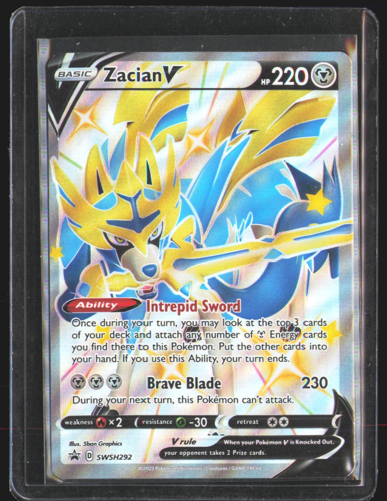 Zacian V (Shiny) - SWSH292