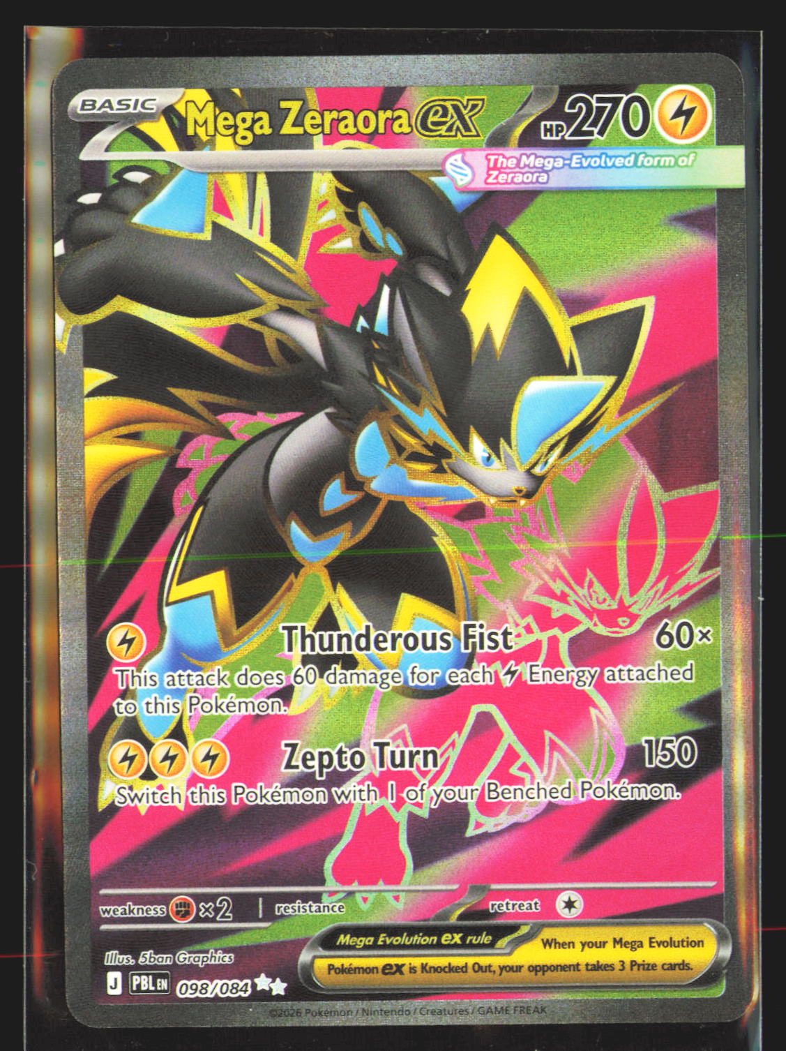 Mega Zeraora ex - 098/084