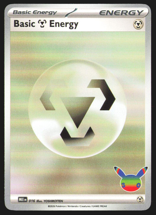 Basic Metal Energy - 016 (30th Celebration) | Near Mint / English / Holofoil