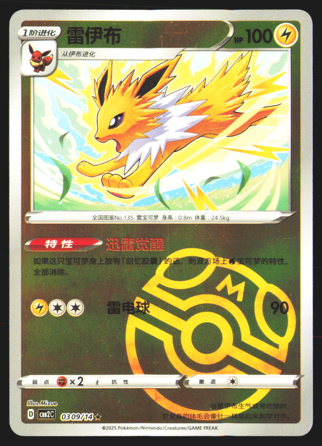 Jolteon (Masterball) - 309