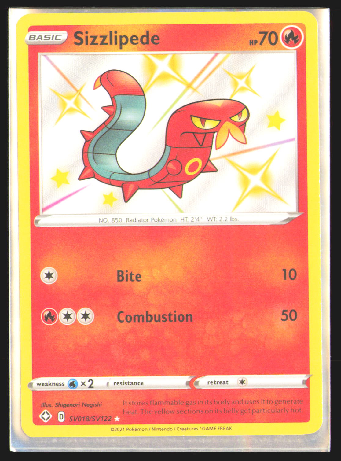 Sizzlipede