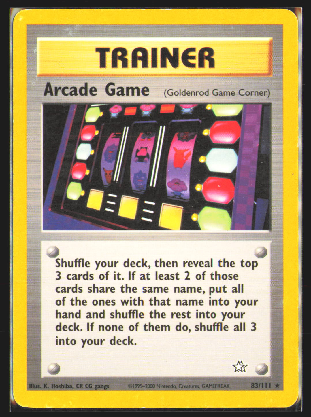Arcade Game (Goldenrod Game Corner)