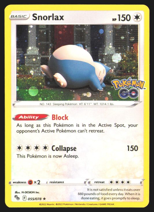 Snorlax - 55/078 (Cosmos Holo)