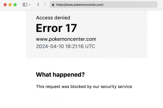 Pokémon Center Error 17 & Error 15: What They Mean and How to Fix Them
