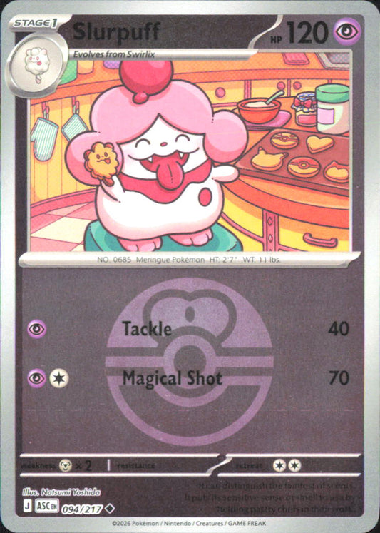 Slurpuff - (Love Ball) ME: Ascended Heroes 094/217 NM - Pokemon TCG