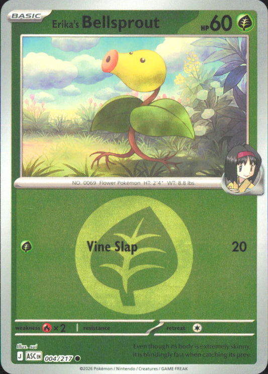 Erika's Bellsprout (Energy Symbol Pattern) ME: Ascended Heroes 004/217 NM - Poke