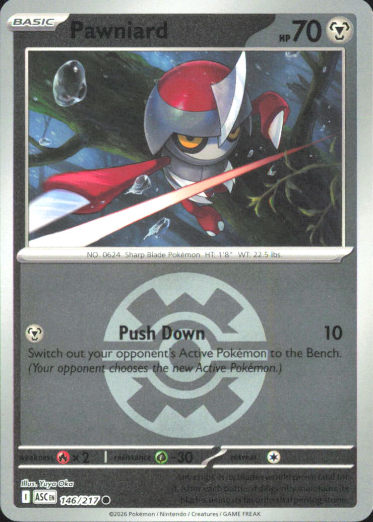 Pawniard (Quick Ball) ME: Ascended Heroes 146/217 NM - Pokemon TCG