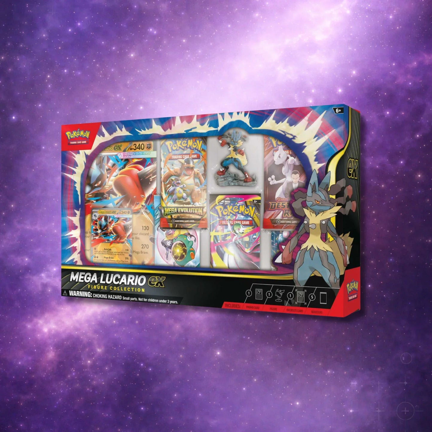 Pokémon TCG: Mega Lucario ex Figure Collection - PokePals UK