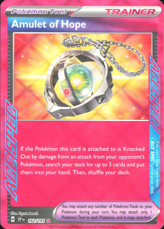 Amulet of Hope SV08: Surging Sparks 162/191 NM - Pokemon TCG