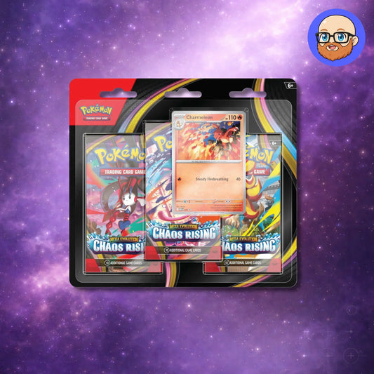 Pokémon TCG: Mega Evolution Chaos Rising - 3-Pack - PokePals UK