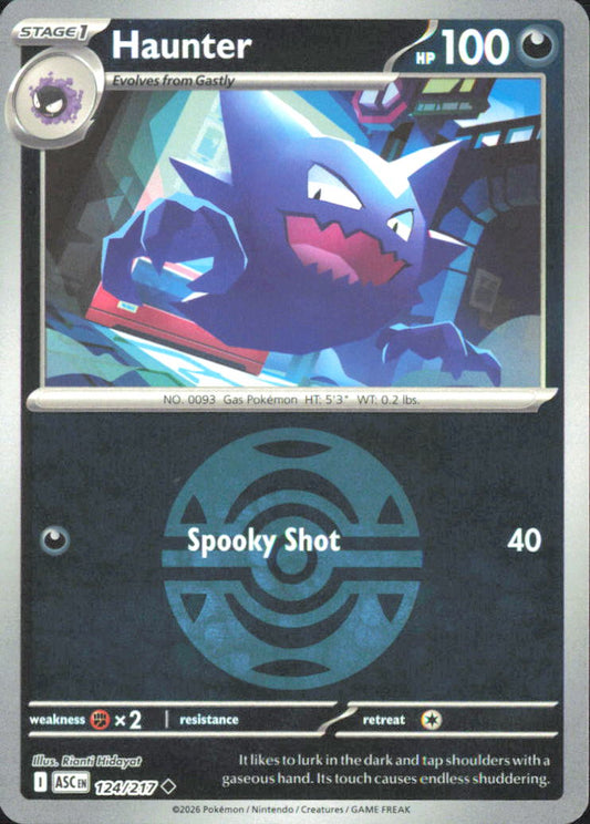 Haunter (Dusk Ball) ME: Ascended Heroes 124/217 NM - Pokemon TCG