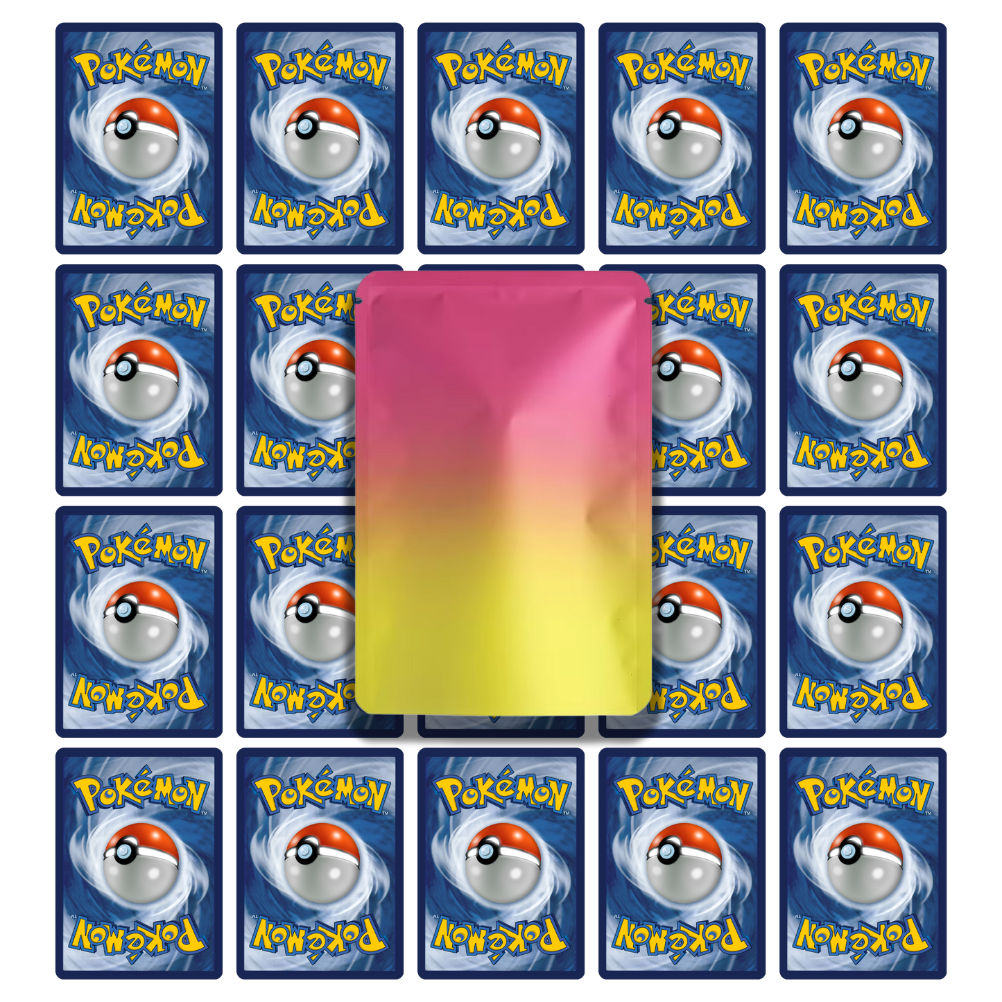 Pokemon Card Mystery Pack including Rares, Holos and V GX or VMAX Pokemon Cards + That Chunky Yellow Mouse™ Pouch (Ultimate Pokemon Cards Pack - 20 Pokémon Cards 4 Rare Cards + Special Pokémon Card