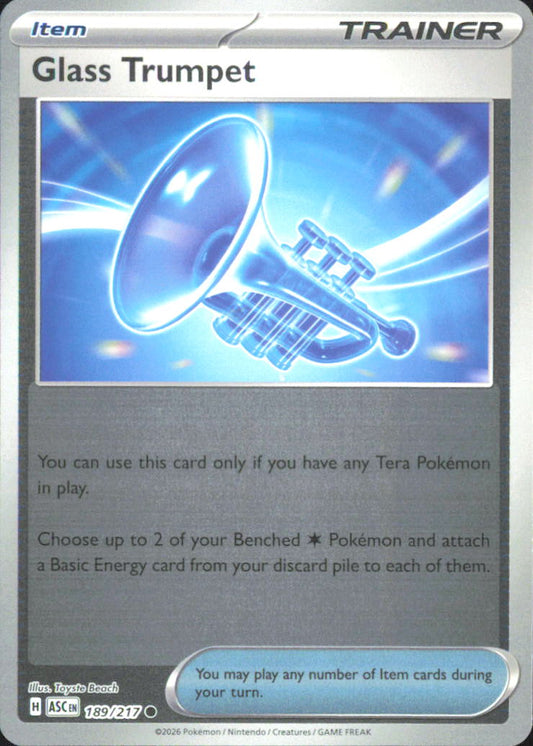 Glass Trumpet - ME: Ascended Heroes 189/217 NM - Pokemon TCG