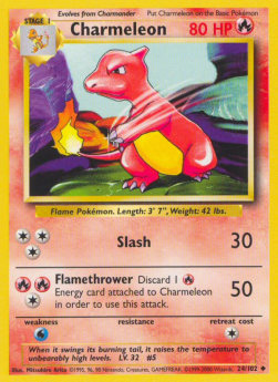 Charmeleon - Base Set (Uncommon) [BS-24]