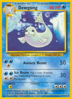 Dewgong - Base Set (Uncommon) [BS-25]