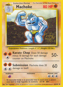 Machoke - Base Set (Uncommon) [BS-34]