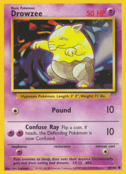 Drowzee - Base Set (Common) [BS-49]