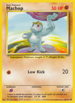 Machop - Base Set (Common) [BS-52]