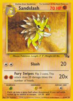 Sandslash - Fossil (Uncommon) [FO-41]
