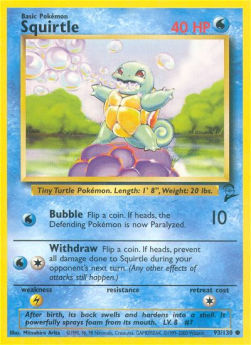 Squirtle - Base Set 2 (Common) [B2-93]