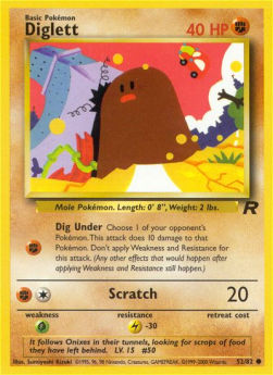 Diglett - Team Rocket (Common) [TR-52]