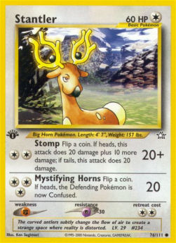 Stantler⁣ - Neo Genesis⁣ (Common)⁣ [76]