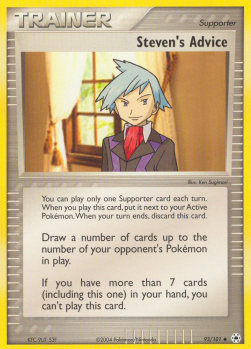 Steven's Advice - EX Hidden Legends (Uncommon) [HL-92]