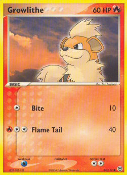 Growlithe - EX FireRed & LeafGreen (Common) [FL-64]