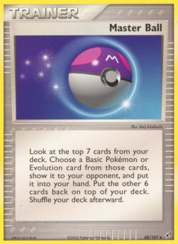 Master Ball - EX Deoxys (Uncommon) [DX-88]