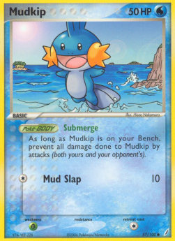 Mudkip⁣ - EX Crystal Guardians⁣ (Common)⁣ [57]