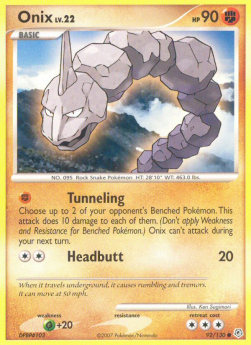 Onix Lv.22⁣ - Diamond & Pearl⁣ (Common)⁣ [92]