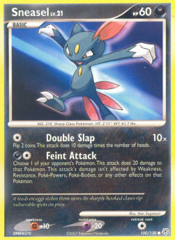 Sneasel Lv.21⁣ - Diamond & Pearl⁣ (Common)⁣ [100]