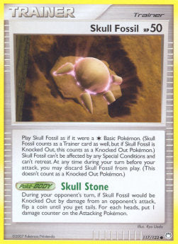 Skull Fossil - Mysterious Treasures (Common) [MT-117]