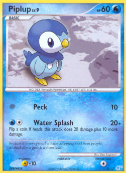 Piplup Lv.9⁣ - DP Trainer Kit⁣ (Common)⁣ [M5]