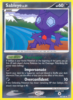 Sableye Lv.31 - Stormfront (Uncommon) [STF-48]