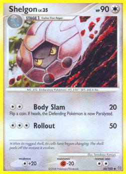 Shelgon Lv.35⁣ - Stormfront⁣ (Uncommon)⁣ [50]