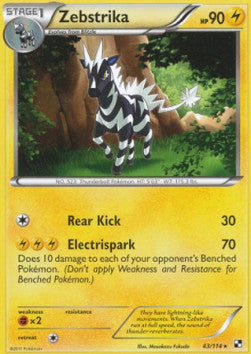 Zebstrika - Black & White (Rare) [BLW-43]