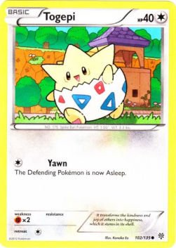 Togepi⁣ - Plasma Storm⁣ (Common)⁣ [102]