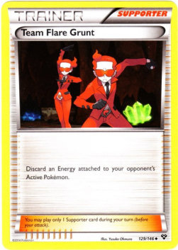 Team Flare Grunt⁣ - XY⁣ (Uncommon)⁣ [129]