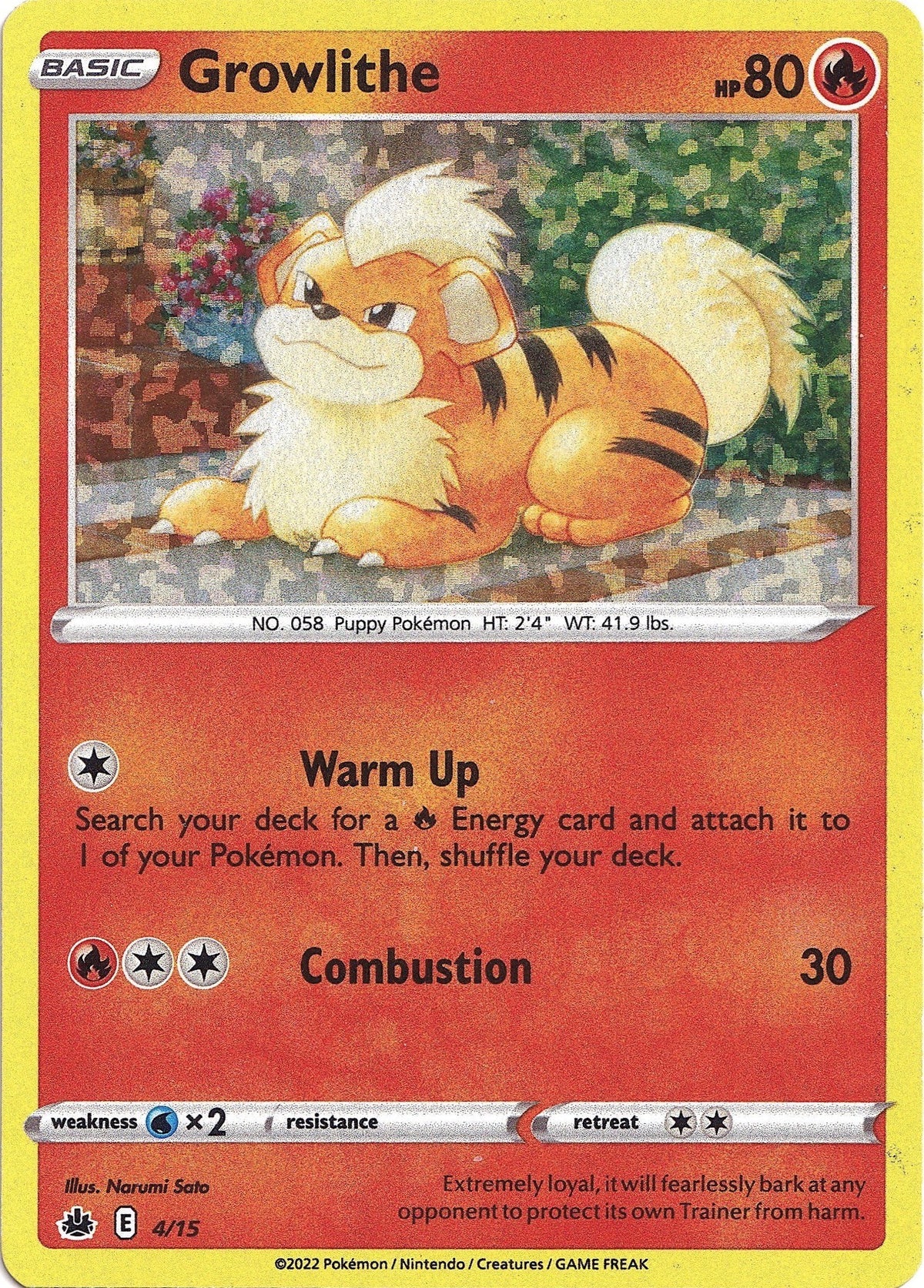 Growlithe - 4/15